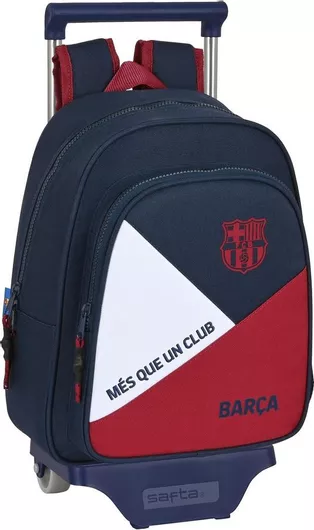 Σχολική Τσάντα Δημοτικού Τρόλεϊ F.C. Barcelona Μπλε