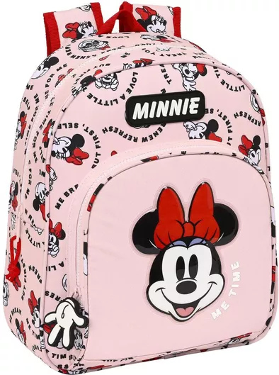 Σχολική Τσάντα Νηπιαγωγείου Πλάτης Minnie Mouse Ροζ
