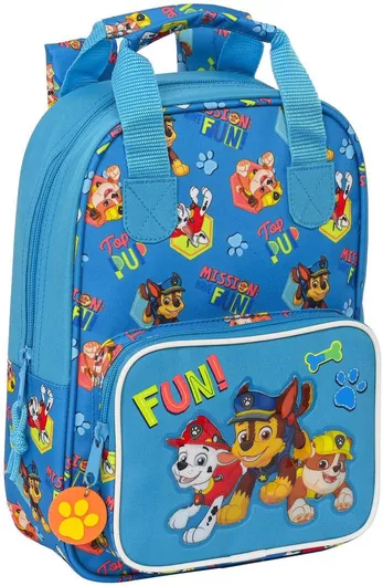 Σχολική Τσάντα Νηπιαγωγείου Πλάτης Paw Patrol Μπλε