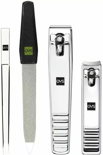 Σετ Μανικιούρ/Πεντικιούρ QVS 4τμχ