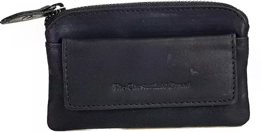 Κλειδοθήκη Chesterfield από Δέρμα Μαύρο