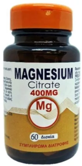 Medichrom Magnesium Citrate 400mg 60 ταμπλέτες