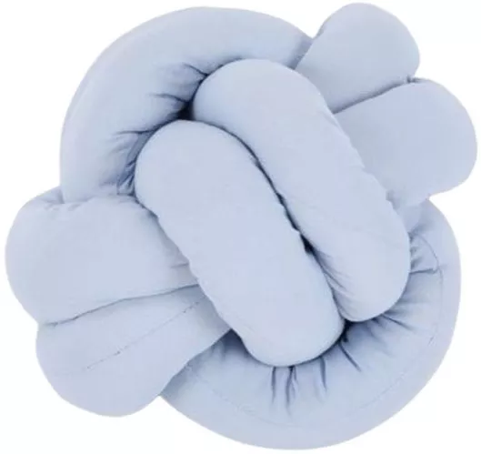 Διακοσμητικό Μαξιλάρι Κούνιας Just Baby Soft Braid Ball Μαλακή Μπαλίτσα Μπλε