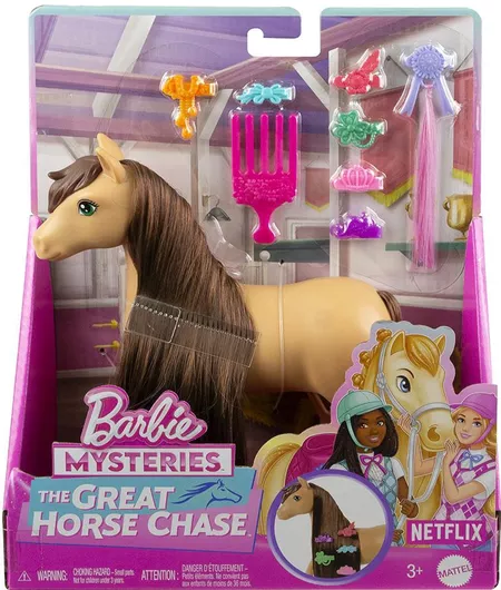Σετ Barbie Mysteries Great Horse Chase Pepper για 3+ Ετών
