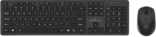 Powertech PT-1189 Ασύρματο Σετ Πληκτρολόγιο & Ποντίκι Αγγλικό US