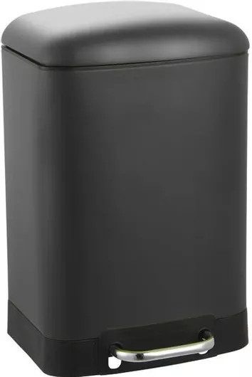 Καλαθάκι Μπάνιου Ankor 6lt Soft Close Μαύρο