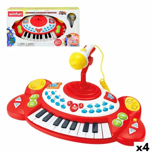 Μουσικό Παιχνίδι Πιάνο Winfun για 3+ Ετών (x4)