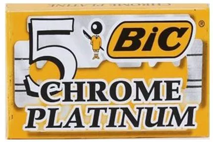 Ανταλλακτικές Λεπίδες Ξυρίσματος Bic Chrome Platinum Σετ 5τμχ