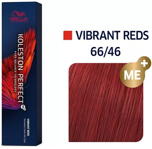 Μόνιμη Βαφή Μαλλιών Wella Koleston Perfect Me Vibrant Reds 60ml 66/46 Έντονο Ξανθό Σκούρο Κόκκινο Βιολε