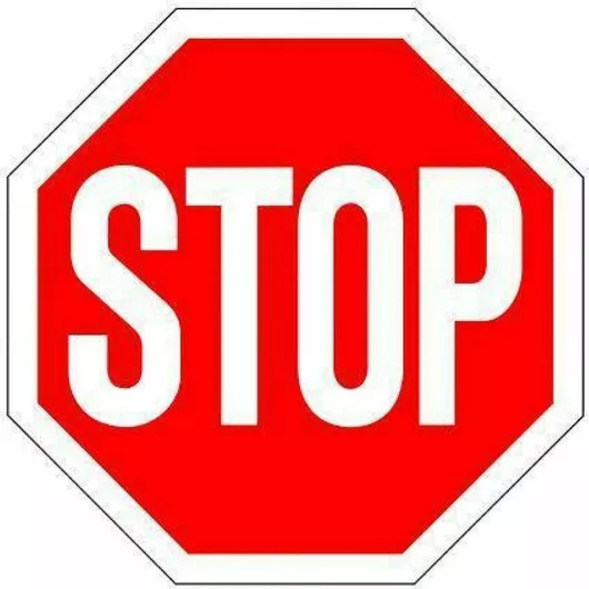 Πινακίδα Κ.Ο.Κ. Αλουμινίου Δ60 STOP