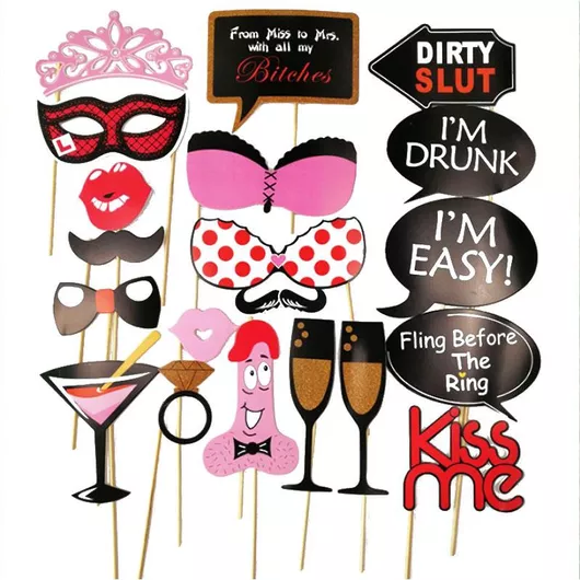 Photo Booth Props G1 Σετ 20τμχ