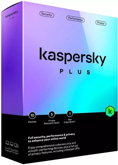 Internet Security Kaspersky Plus για 1 Συσκευή & 1 Έτος Χρήσης