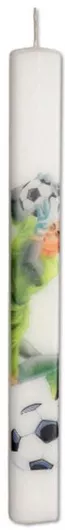 Πασχαλινή Λαμπάδα Perfume Heaven L810-02 Ποδοσφαιριστής Πλακέ Λευκό