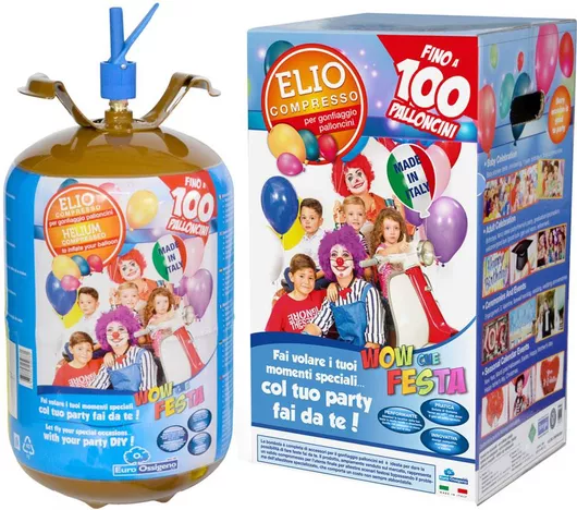 Φιάλη Ήλιον Μπαλονιών για 100 Μπαλόνια 23cm