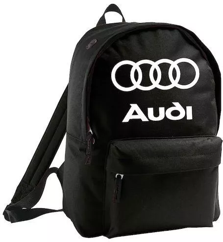 Σχολική Τσάντα Γυμνασίου - Λυκείου Audi Backpack Μαύρο