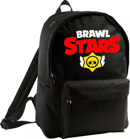 Σχολική Τσάντα Γυμνασίου - Λυκείου Brawl Stars Μαύρο