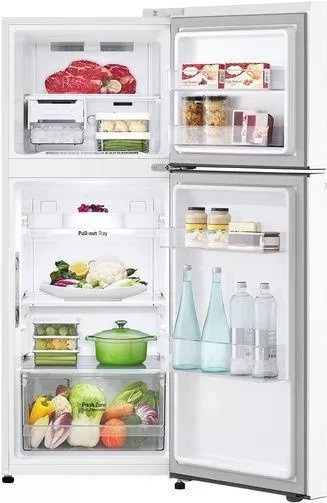 Ψυγείο Δίπορτο LG GTBV22SWGK Total NoFrost 217lt Υ144.5xΠ55.5xΒ63.7cm 