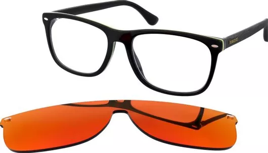 Ανδρικός Σκελετός Γυαλιών Havaianas PARATY/CS,807/UZ Κοκκάλινο Μαύρο