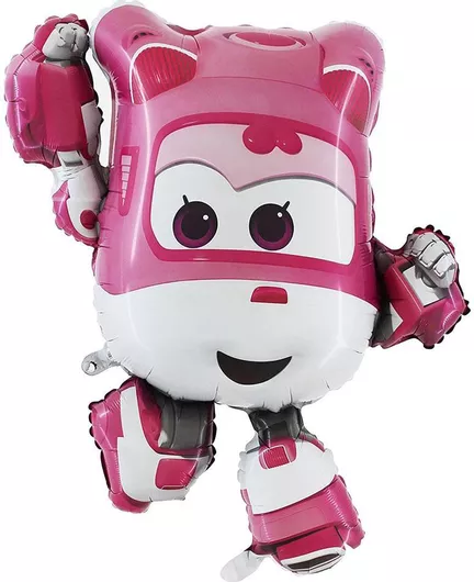 Μπαλόνι Super Wings Dizzy Foil 83cm Ροζ