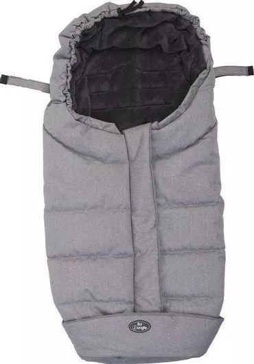 Ποδόσακος Καροτσιού Bo Jungle Thermo Footmuff Ολόσωμος με Χειμερινή Επένδυση Γκρι