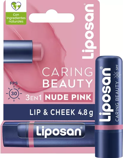 Liposan Caring Beauty Lip & Cheek Spf30 Βάλσαμο 4.8g Ροζ