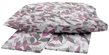  Μαξιλαροθήκες Sunshine Menta 050 Βαμβάκι & Πολυεστέρας με Φάσα 70x50cm Σετ 2τμχ Violet