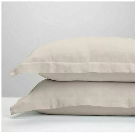 Σετ Μαξιλαροθήκες Sunshine Βαμβακοσατέν Oxford 70x50cm Μπεζ