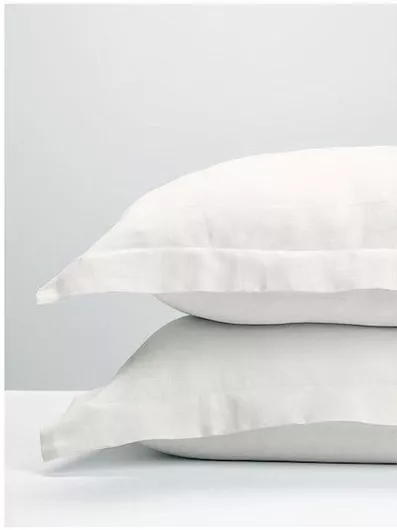 Σετ Μαξιλαροθήκες Sunshine Βαμβακοσατέν Oxford 70x50cm Λευκό