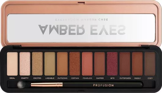 Σκιά Ματιών Profusion Cosmetics Στερεή Makeup Case Amber Eyes