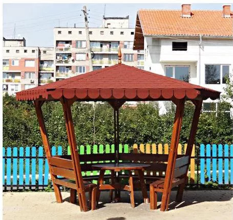 Κιόσκι 2.028 Κήπου Ξύλινο 3.94x3.75m