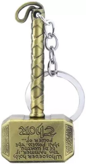 Μπρελόκ από Μέταλλο Thor's Hammer Mjolnir Χρυσό