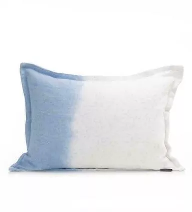 Μαξιλαροθήκη Pennie 212425-17 Pluton Oxford 50x70cm Εκρού/Μπλε