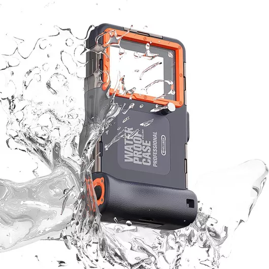 Universal Θήκη Shellbox Diving Waterproof Professional Case Αδιάβροχη έως 6.8" Μαύρο