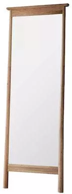 Καθρέπτης Τοίχου Liberta Μοντέρνος Ορθογώνιο με Ξύλινο Πλαίσιο 64x174cm Καφέ