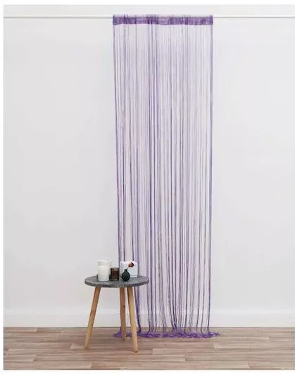 Κουρτίνα Pennie 130929-12 Macaroni Στενό Φύλλο 90x250cm Λιλά