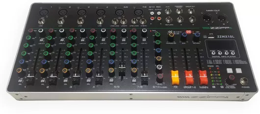 Ψηφιακή Κονσόλα ZZiPP 10 Καναλιών με Phantom Power & 16 Εισόδους XLR & Bluetooth