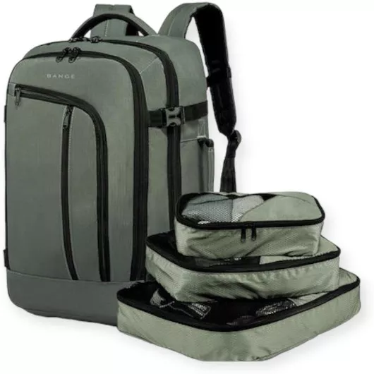 Σακίδιο Πλάτης Bange Travel Overnight Cabin Ανδρικό Αδιάβροχο 40lt Πράσινο