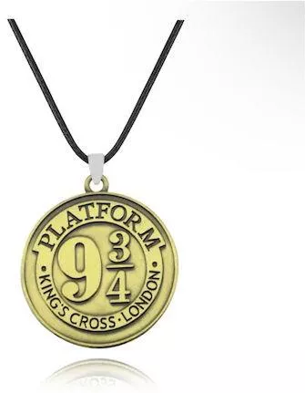 Ανδρικό Κολιέ Molf's Ατσάλι Με Κορδόνι Harry Potter Platform 9 3/4 Κίτρινο