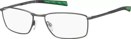 Ανδρικός Σκελετός Γυαλιών Tommy Hilfiger TH1783,R80 Ορθογώνιο Μέταλλο Γκρι
