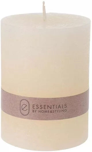 Κερί JK Home Decoration 250337 Κορμός 6x8cm Λευκό