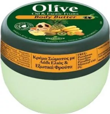 Madis Herbolive Olive Oil & Exotic Fruits Ενυδατικό Butter Σώματος 50ml