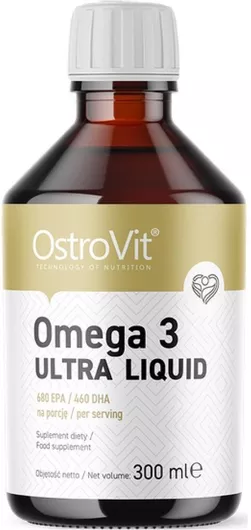 OstroVit Omega 3 Ultra Liquid Ιχθυέλαιο 680 EPA / 460 DHA 300ml
