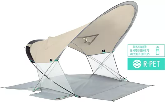 Τέντα / Σκίαστρο Παραλίας TerraNation ROA KOHU RPET Καφέ