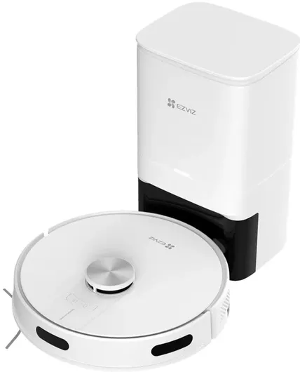 Ezviz RE4 Plus Σκούπα Ρομπότ για Σκούπισμα & Σφουγγάρισμα με Wi-Fi Λευκή