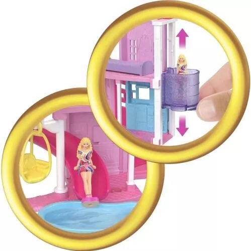 Κουκλόσπιτο Barbie Mattel Mini BarbieLand House με Κούκλα & Αξεσουάρ για 4+ Ετών