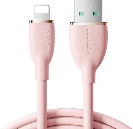 Καλώδιο Joyroom SA29-AL3 USB-A σε Lightning Cable 27W 1.2m Ροζ