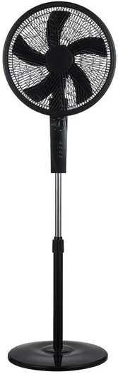 Ανεμιστήρας Estia 06-21160 Ορθοστάτης Δαπέδου με 3 ταχύτητες 40cm 45W Μαύρο
