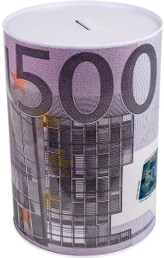 Κουμπαράς Μεταλλικός Euro Χαρτονόμισμα 21.5x15cm