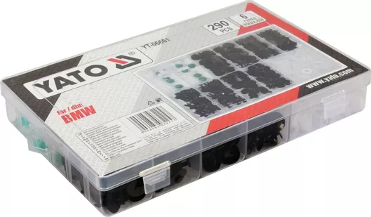 Πλαστικά Κλιπ Αυτοκινήτου Yato για Bmw Σετ 290τμχ