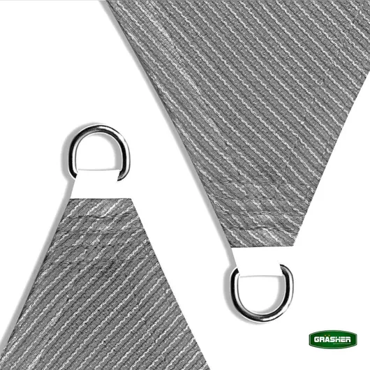 Πανί Σκίασης Grasher 103613 Τετράγωνο 3.6x3.6cm Γκρι